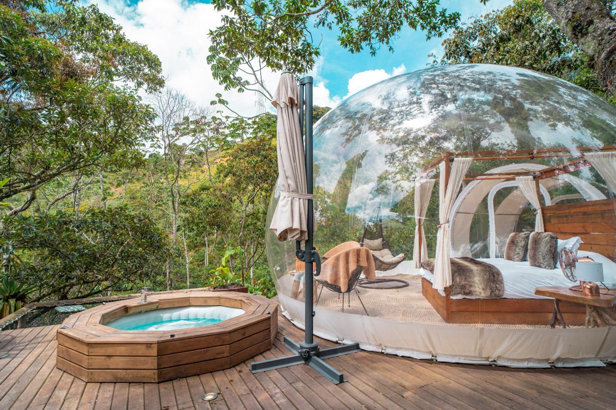 Hotel Bubblesky Glamping 15 Min From Medellin Rionegro Exteriér fotografie
